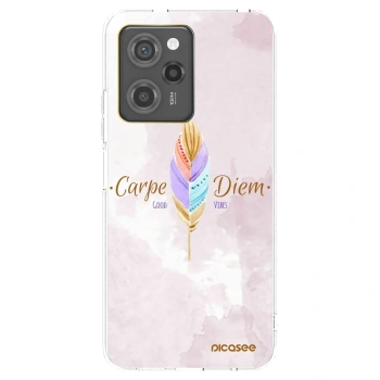 Picasee Xiaomi Poco X5 Pro Hülle - Transparentes Silikon - Genieße den Tag