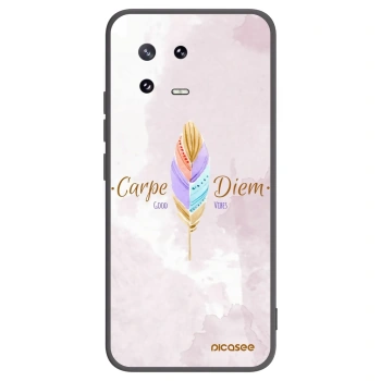 Picasee Xiaomi 13 Pro Hülle - Schwarzes Silikon - Genieße den Tag