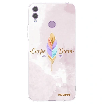 Picasee Honor 8X Hülle - Transparentes Silikon - Genieße den Tag