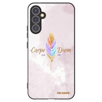 Picasee Samsung Galaxy A34 5G A346B Hülle - Schwarzes Silikon - Genieße den Tag
