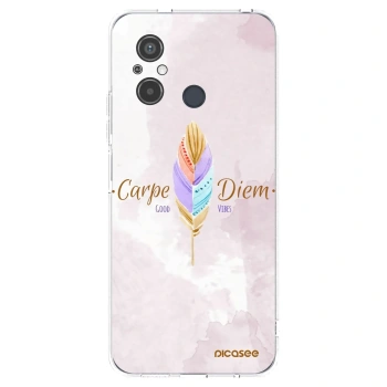 Picasee Xiaomi Redmi 12C Hülle - Transparentes Silikon - Genieße den Tag