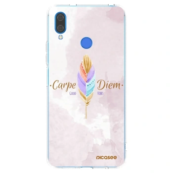 Picasee Huawei Nova 3 Hülle - Transparentes Silikon - Genieße den Tag