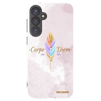 Picasee Samsung Galaxy S23 FE S711B Hülle - Transparentes Silikon - Genieße den Tag