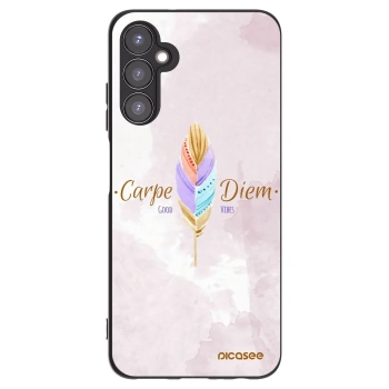 Picasee Samsung Galaxy A05s A057G Hülle - Schwarzes Silikon - Genieße den Tag