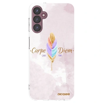Picasee Samsung Galaxy A05s A057G Hülle - Transparentes Silikon - Genieße den Tag
