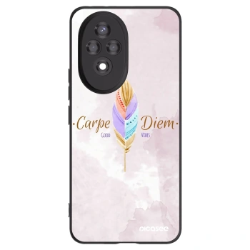 Picasee Honor 200 Pro 5G Hülle - Schwarzes Silikon - Genieße den Tag