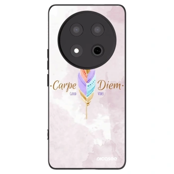 Picasee Honor Magic7 Lite 5G Hülle - Schwarzes Silikon - Genieße den Tag