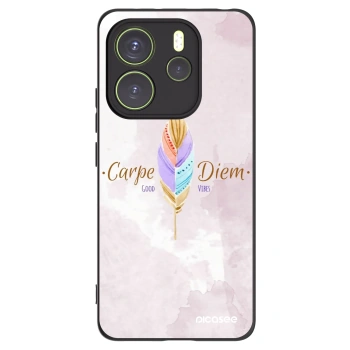 Picasee Xiaomi Redmi Note 14 4G Hülle - Schwarzes Silikon - Genieße den Tag