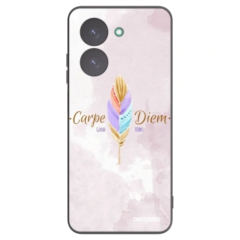Picasee Xiaomi Redmi A5 Hülle - Schwarzes Silikon - Genieße den Tag