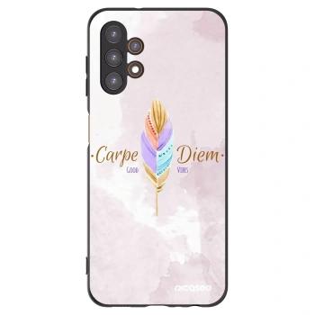 Picasee Samsung Galaxy A13 5G Hülle - Schwarzes Silikon - Genieße den Tag