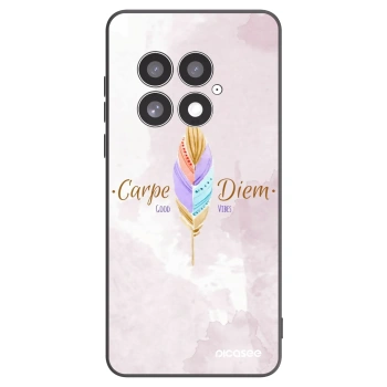 Picasee OnePlus 13 5G Hülle - Schwarzes Silikon - Genieße den Tag