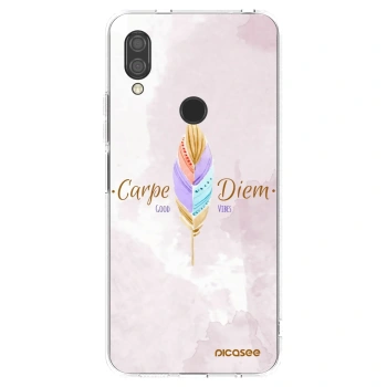 Picasee Xiaomi Redmi 7 Hülle - Transparentes Silikon - Genieße den Tag