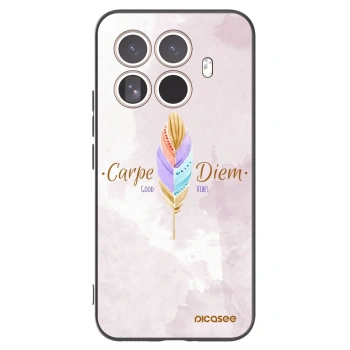 Picasee Xiaomi 15T Pro Hülle - Schwarzes Silikon - Genieße den Tag