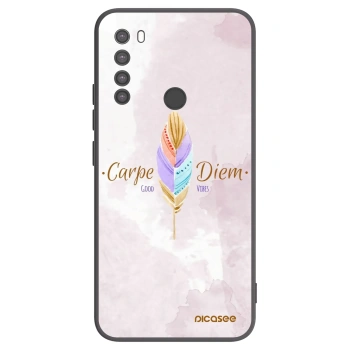 Picasee Xiaomi Redmi Note 8 Hülle - Schwarzes Silikon - Genieße den Tag
