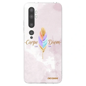 Picasee Xiaomi Mi Note 10 (Pro) Hülle - Transparentes Silikon - Genieße den Tag