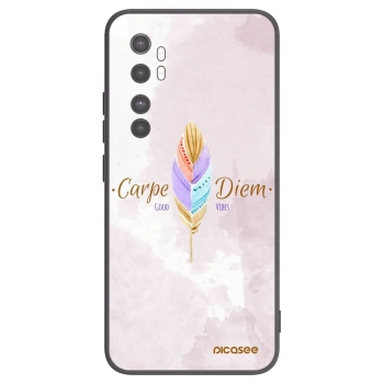 Picasee Xiaomi Mi Note 10 Lite Hülle - Schwarzes Silikon - Genieße den Tag