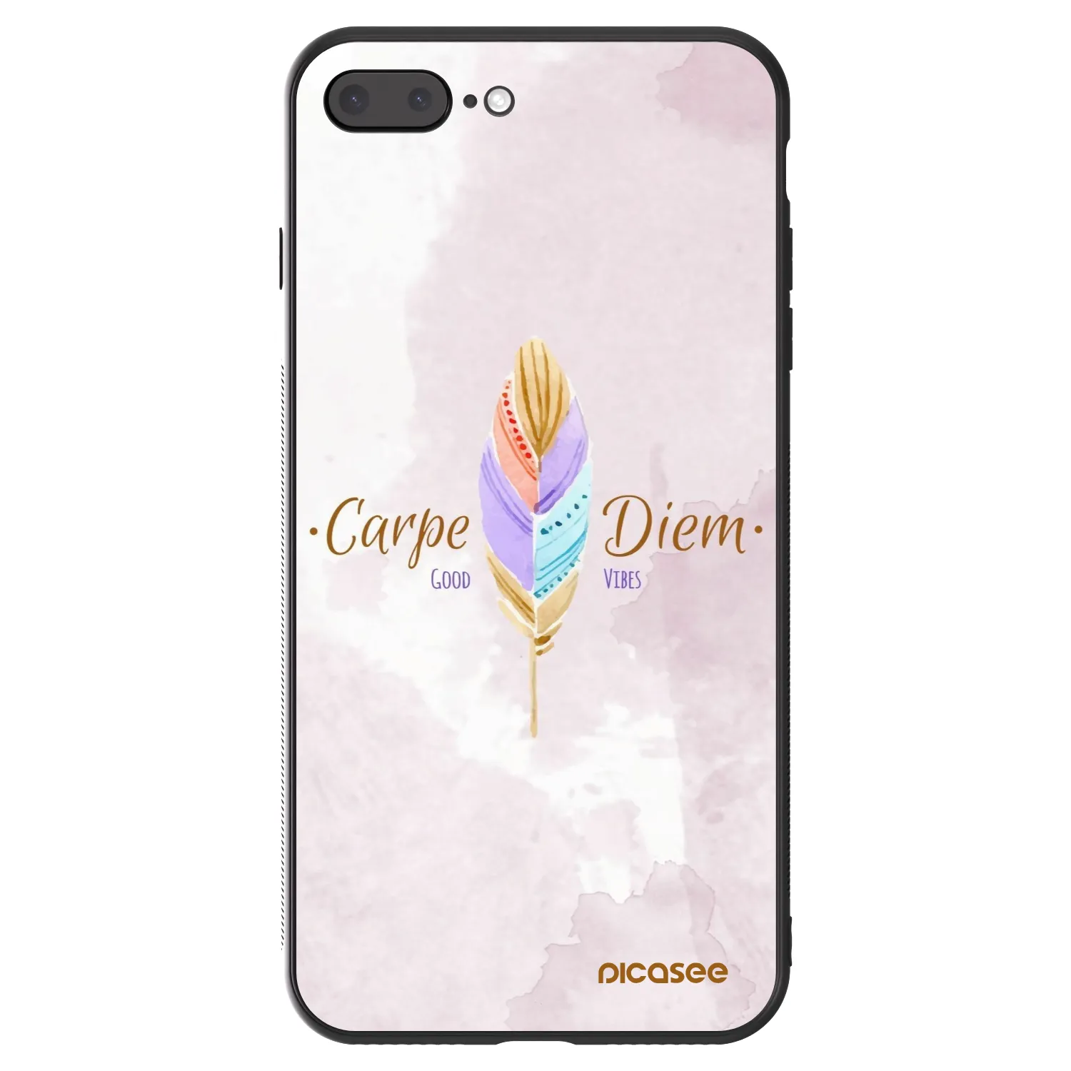 Picasee ULTIMATE CASE für Apple iPhone 7 Plus - Genieße den Tag