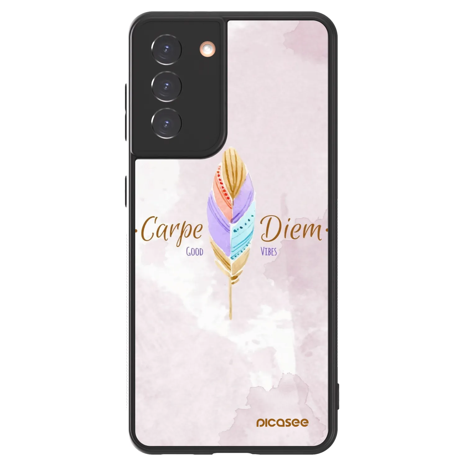 Picasee ULTIMATE CASE für Samsung Galaxy S21 5G G991B - Genieße den Tag