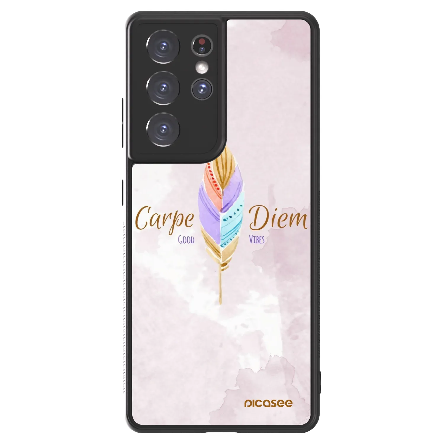 Picasee ULTIMATE CASE für Samsung Galaxy S21 Ultra 5G G998B - Genieße den Tag