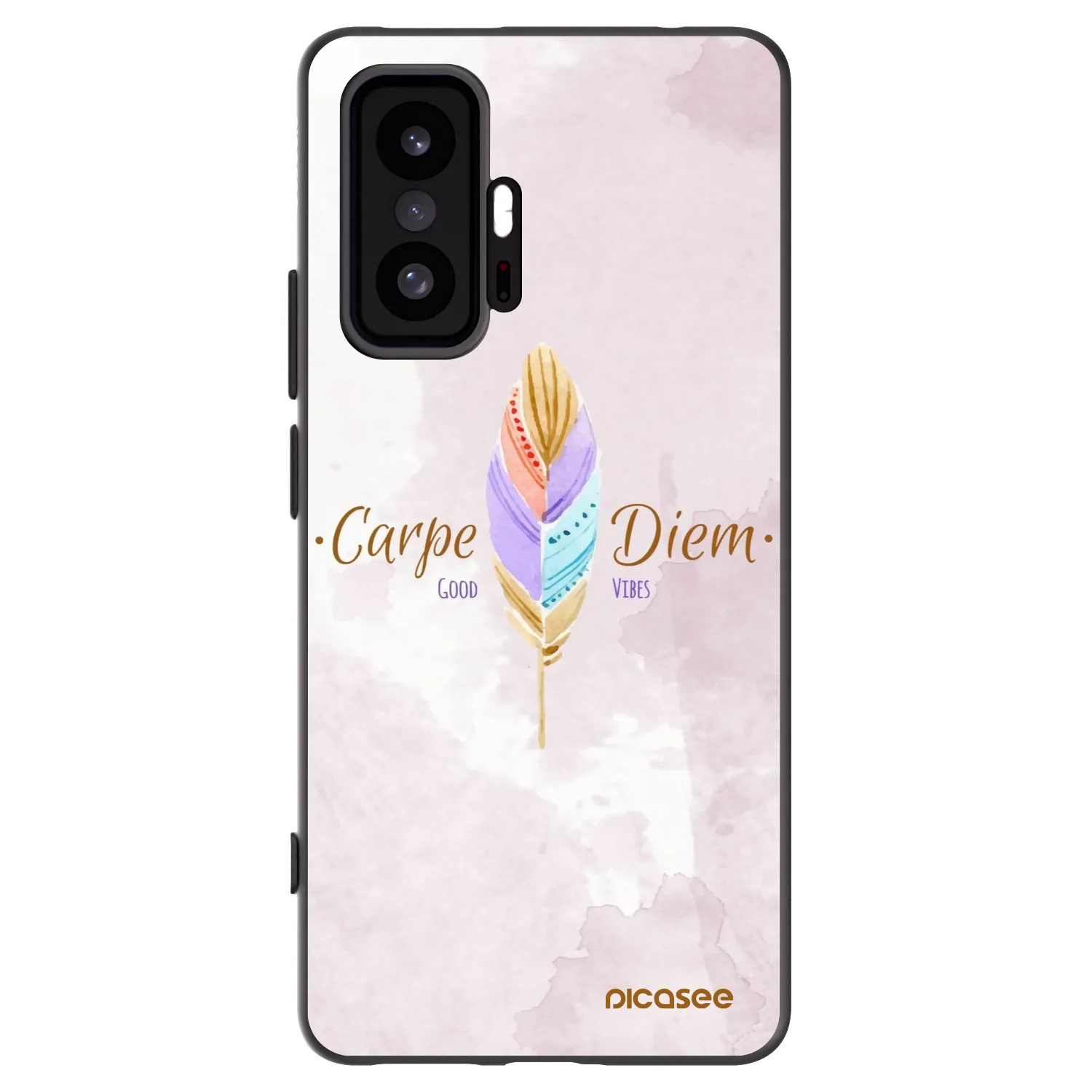 Picasee Xiaomi 11T Hülle - Schwarzes Silikon - Genieße den Tag