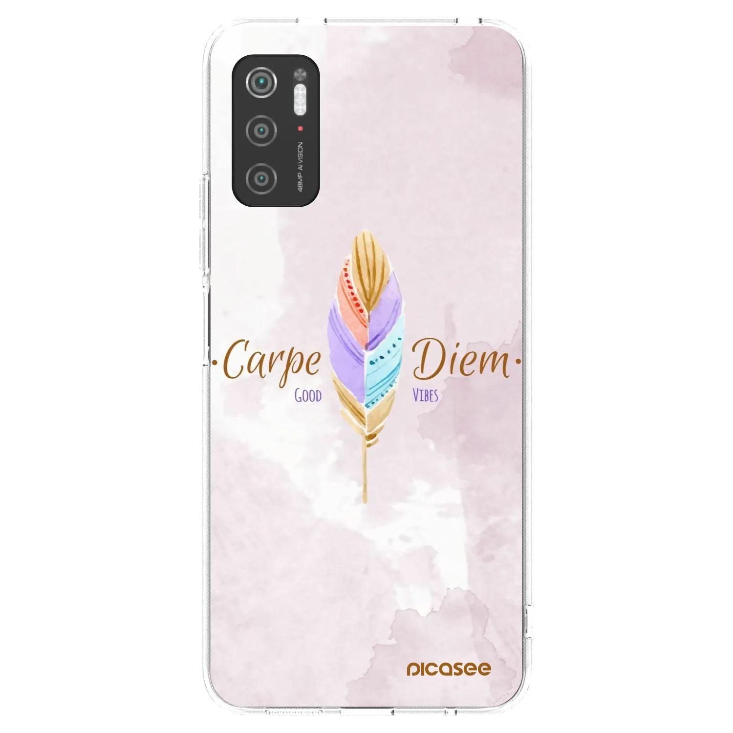 Picasee Xiaomi Poco M3 Pro 5G Hülle - Transparentes Silikon - Genieße den Tag