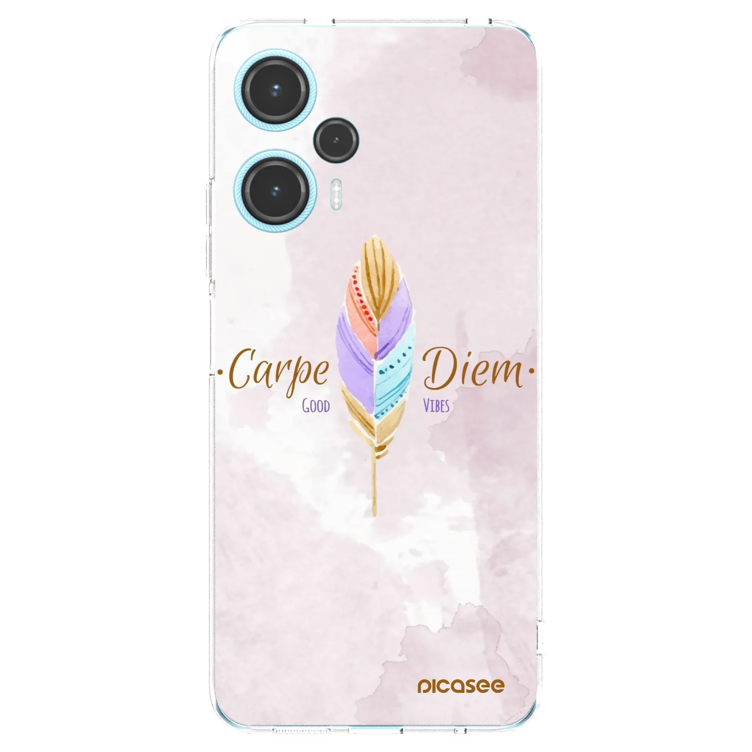 Picasee Xiaomi Poco F5 Hülle - Transparentes Silikon - Genieße den Tag
