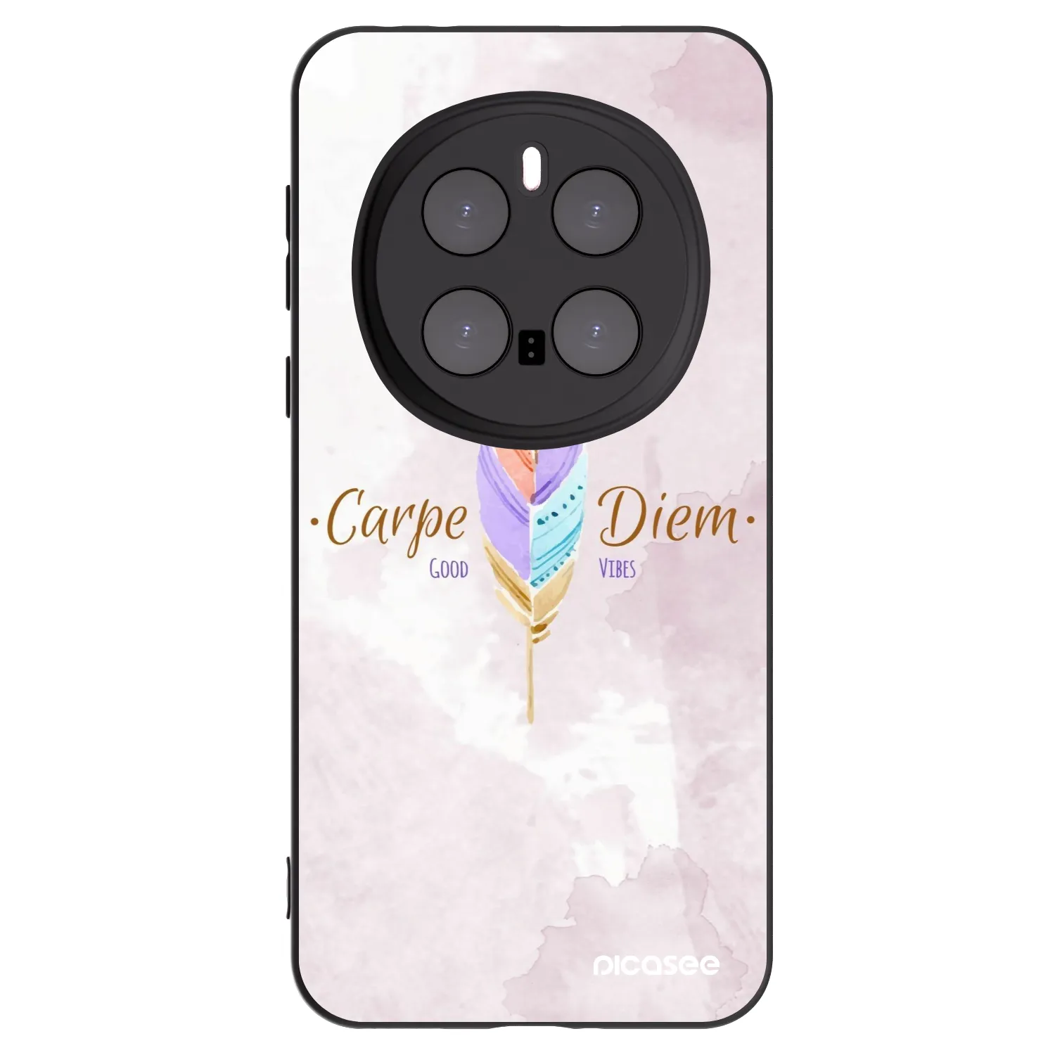 Picasee Honor Magic7 Pro 5G Hülle - Schwarzes Silikon - Genieße den Tag