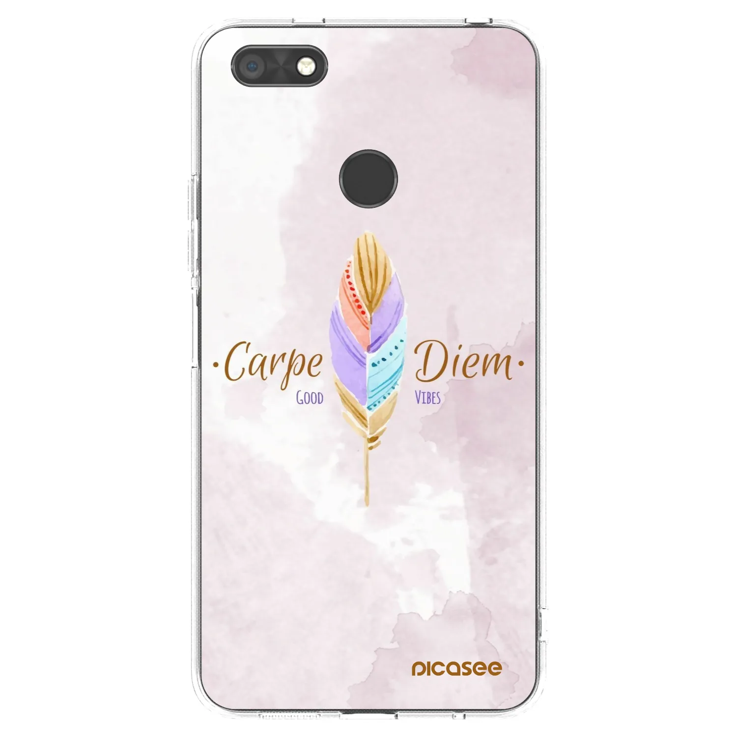 Picasee Huawei P9 Lite Mini Hülle - Transparentes Silikon - Genieße den Tag