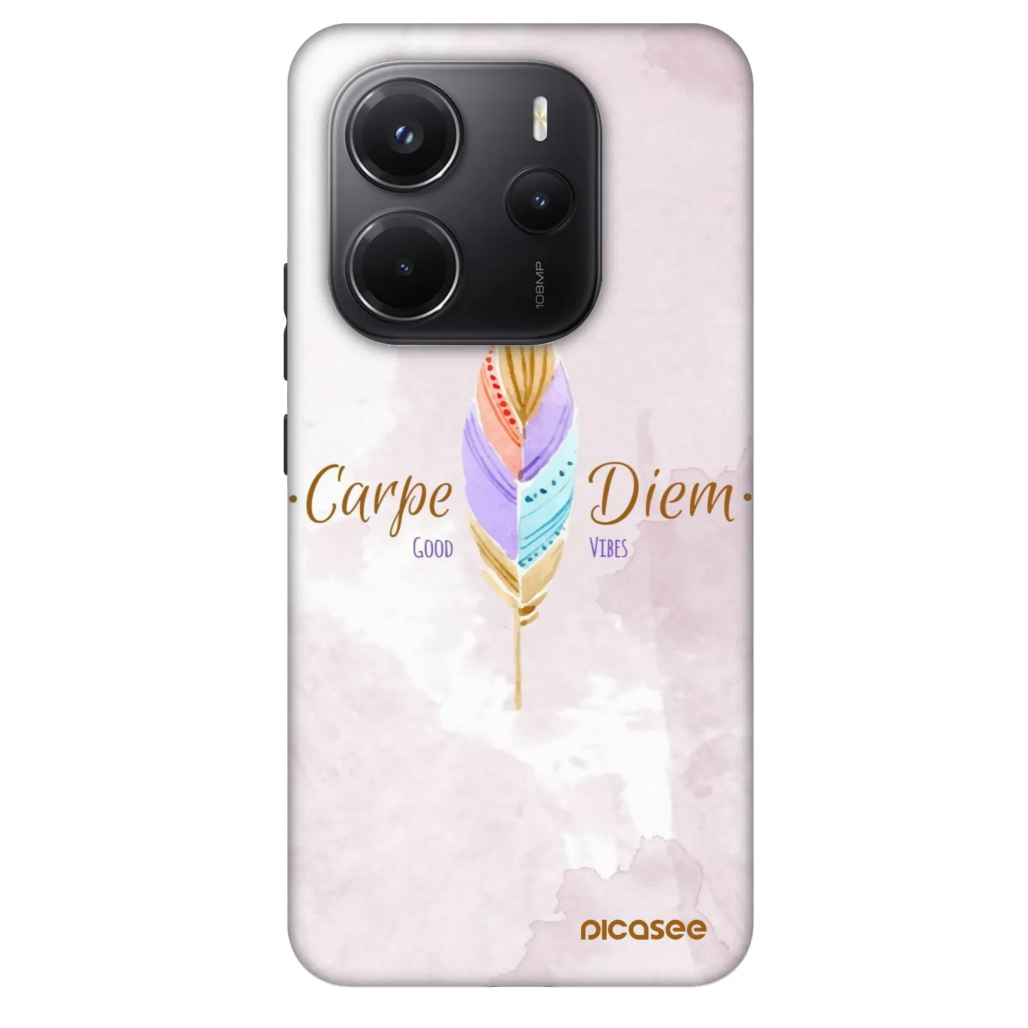Picasee Fashion Case für Xiaomi Redmi Note 14 5G - Genieße den Tag