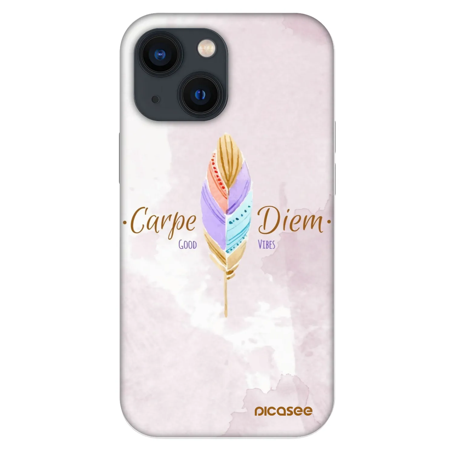 Picasee Fashion Case für Apple iPhone 13 mini - Genieße den Tag