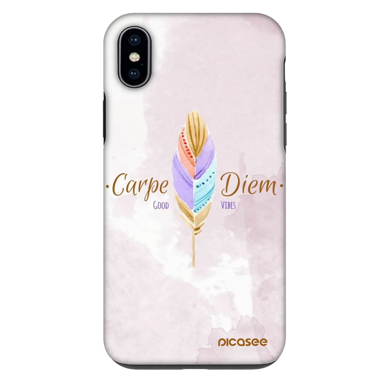 Picasee Fashion Case für Apple iPhone XS Max - Genieße den Tag