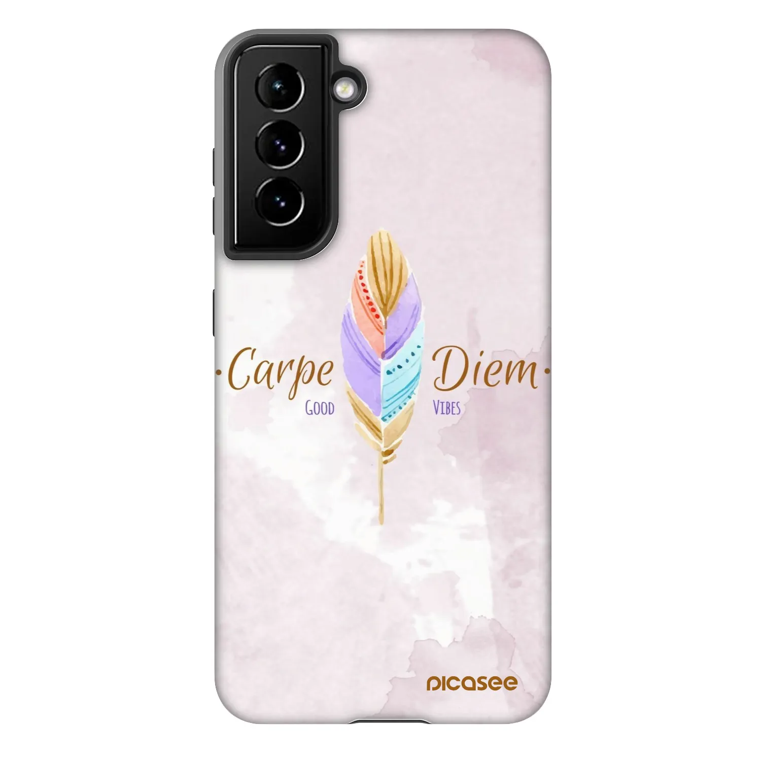 Picasee Fashion Case für Samsung Galaxy S22 5G - Genieße den Tag