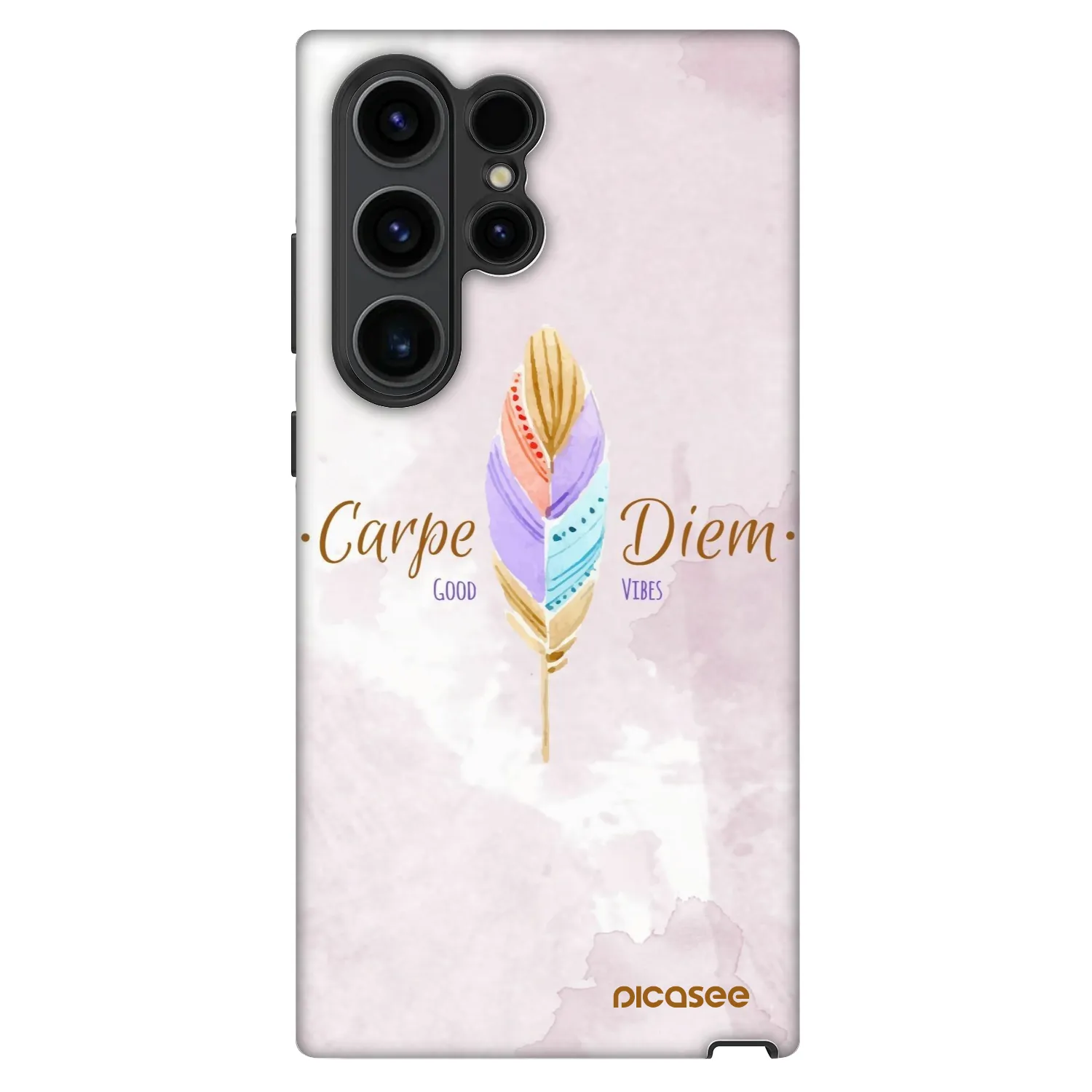 Picasee Fashion Case für Samsung Galaxy S22 Ultra 5G - Genieße den Tag