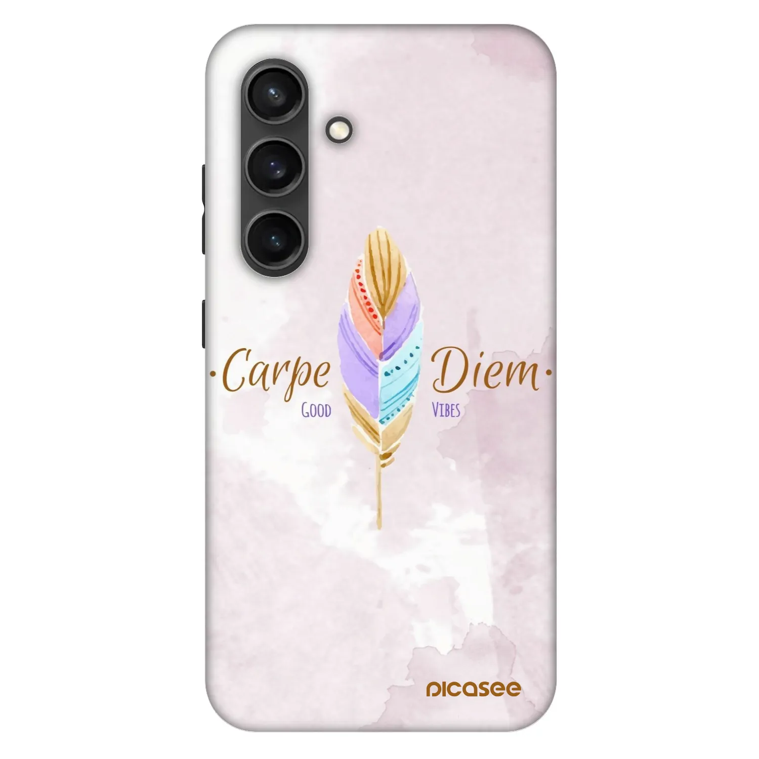Picasee Fashion Case PowerShare pro Samsung Galaxy S24 S921B 5G - Genieße den Tag