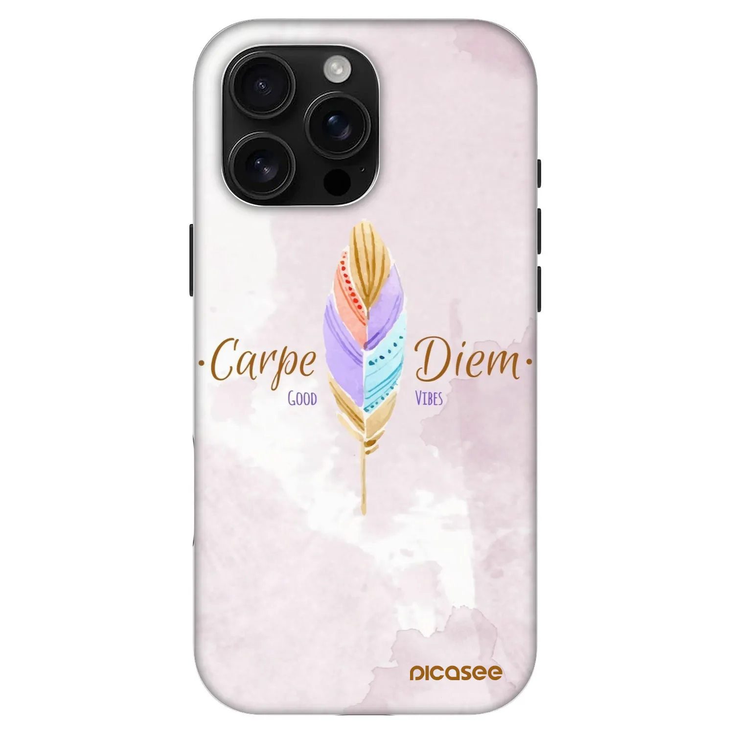 Picasee Fashion Case MagSafe für Apple iPhone 16 Pro Max - Genieße den Tag
