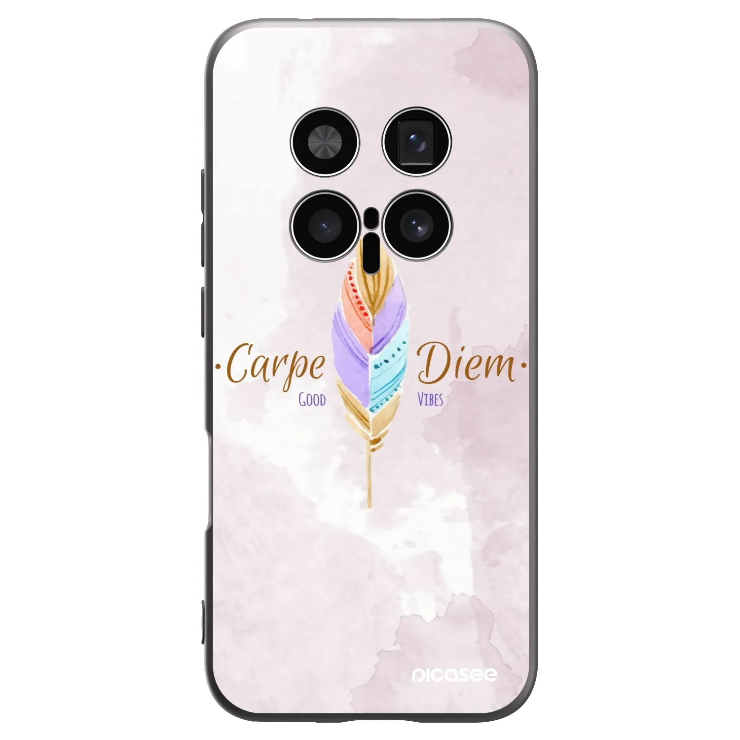 Picasee Honor Magic8 Pro 5G Hülle - Schwarzes Silikon - Genieße den Tag