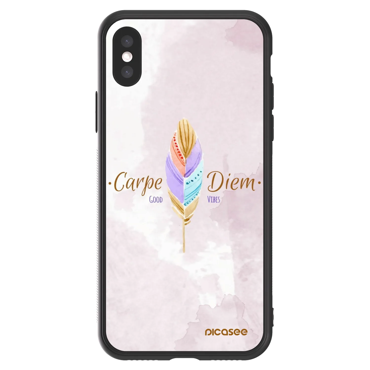 Picasee ULTIMATE CASE für Apple iPhone X/XS - Genieße den Tag