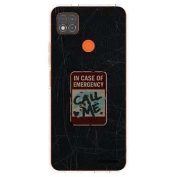 Picasee Xiaomi Redmi 9C Hülle - Transparentes Silikon - EMERGENCY
