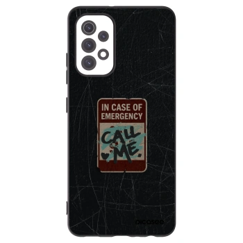 Picasee Samsung Galaxy A32 5G A326B Hülle - Schwarzes Silikon - EMERGENCY