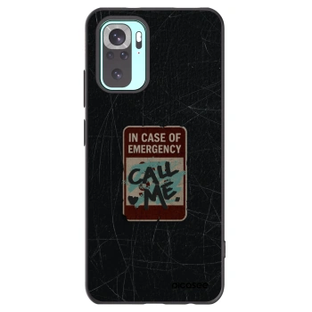 Picasee Xiaomi Redmi Note 10 Pro Hülle - Schwarzes Silikon - EMERGENCY