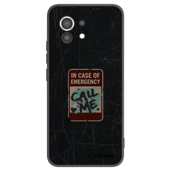 Picasee Xiaomi Mi 11 Hülle - Schwarzes Silikon - EMERGENCY