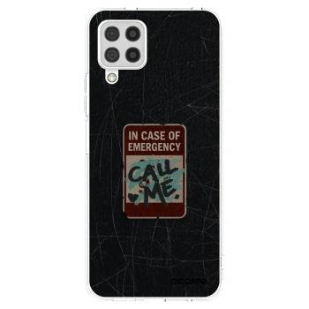 Picasee Samsung Galaxy A22 A225F 4G Hülle - Transparentes Silikon - EMERGENCY