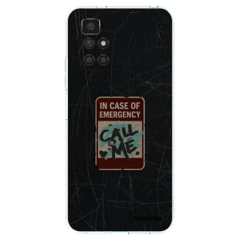 Picasee Xiaomi Redmi 10 Hülle - Transparentes Silikon - EMERGENCY
