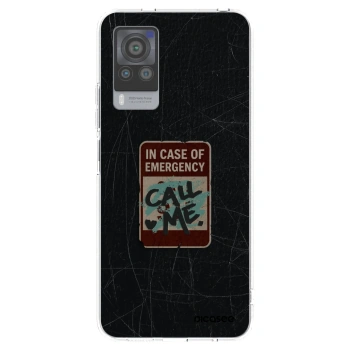 Picasee Vivo X60 Pro 5G Hülle - Transparentes Silikon - EMERGENCY