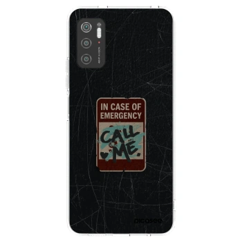 Picasee Xiaomi Poco M3 Pro 5G Hülle - Transparentes Silikon - EMERGENCY