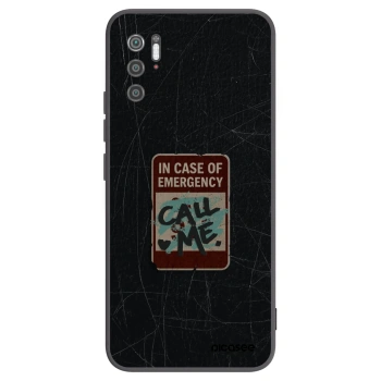 Picasee Xiaomi Poco M3 Pro 5G Hülle - Schwarzes Silikon - EMERGENCY