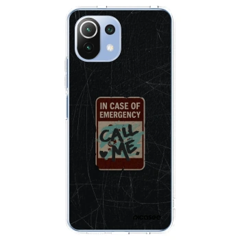 Picasee Xiaomi 11 Lite 5G NE Hülle - Transparentes Silikon - EMERGENCY