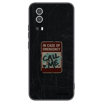 Picasee Vivo Y72 5G Hülle - Schwarzes Silikon - EMERGENCY