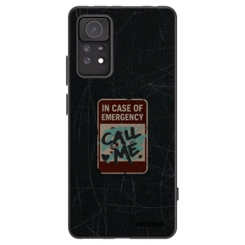 Picasee Xiaomi Redmi Note 11 Pro Hülle - Schwarzes Silikon - EMERGENCY