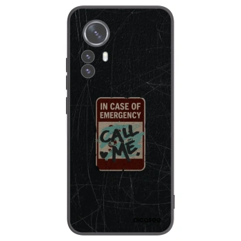 Picasee Xiaomi 12 Pro Hülle - Schwarzes Silikon - EMERGENCY